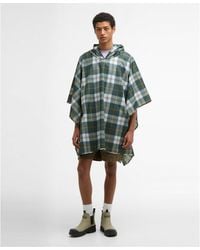Barbour - Tartan Water Resistant Hooded Poncho - Lyst