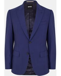 BOSS - H Huge Peak Lapel Tailored Fit Suit - Lyst