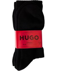 HUGO - Qs Iconic Cc Trainer Ankle Socks - Lyst