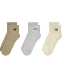 New Balance - Everyday Ankle Socks 3-Pack Adults - Lyst