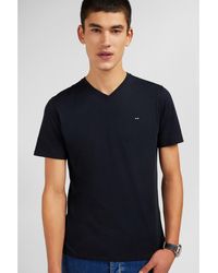 Eden Park - V Neck Light Pima Cotton T-Shirt - Lyst