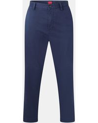 HUGO - Tailored Straight Leg Trousers - Lyst
