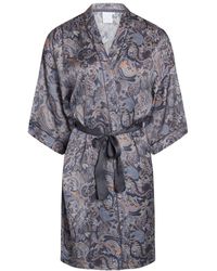 CCDK - Kimono Dressing Gown - Lyst