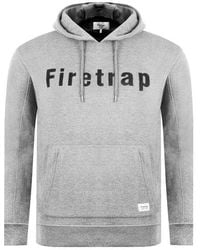 Firetrap - Graphic Fleece Hoodie - Lyst