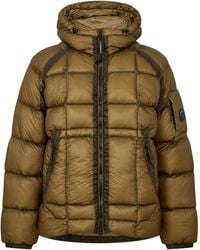 C.P. Company - Quilted Hooded Down Puffer Jacket - Lyst