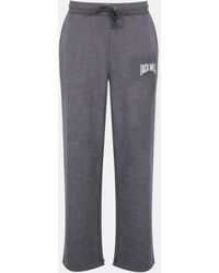 Jack Wills - Graphic Cotton Open Hem Fleece Joggers - Lyst