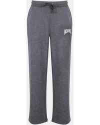 Jack Wills - Graphic Cotton Open Hem Fleece Joggers - Lyst