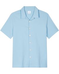 Paul Smith - Seersucker Short Sleeve Plain Shirt - Lyst