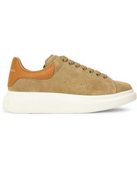 McQueen - Oversized Leather Trainers - Lyst