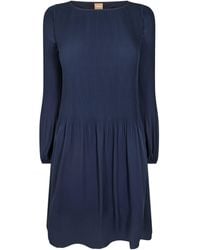BOSS - Dasie Skater Dress, Skater Dress Design - Lyst