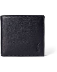 Polo Ralph Lauren - Pebble Leather Billfold Wallet - Lyst