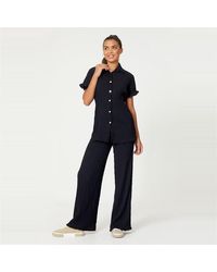 Be You - Plisse Shirt And Trouser Co-ord Set - Lyst