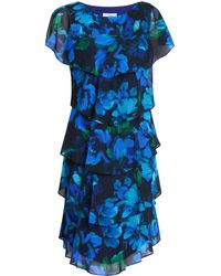Gina Bacconi - Matilda Floral Tier Jersey Dress - Lyst