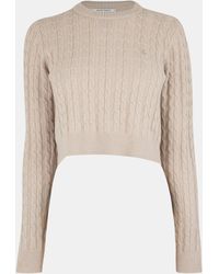 Jack Wills - Jw Cropped Tinsbury Crew Neck Jumper - Lyst