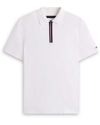 Tommy Hilfiger - Signature Zip Placket Polo Shirt - Lyst