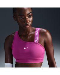 Nike - Swoosh Non Wired Medium Impact Sports Bra - Lyst