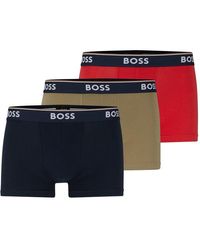 BOSS - Bodywear 3 Pack Power Boxer Shorts - Lyst