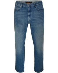 BOSS - Ogden Straight Leg Jeans - Lyst