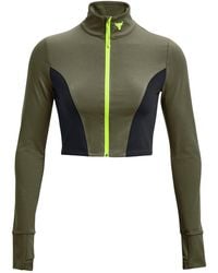 Under Armour - Project Rock Cropped Gym Jacket - Lyst