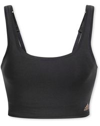 adidas - Cropped Cami Top - Lyst
