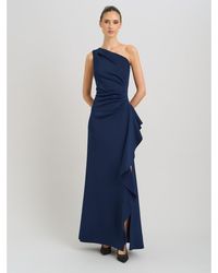 Gina Bacconi - Darby One Shoulder Frill Dress - Lyst