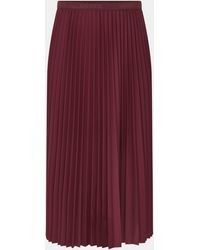 Lacoste - Long Pleated Skirt - Lyst