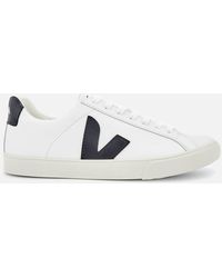 Veja - Esplar Leather Court Trainers - Lyst