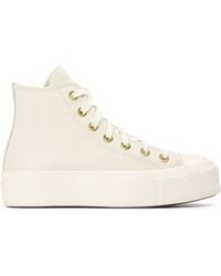 Converse - Chuck Taylor All Star Leather High-Top Trainers - Lyst