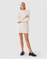 Forever New - Harper Cable Jumper Knit Dress - Lyst