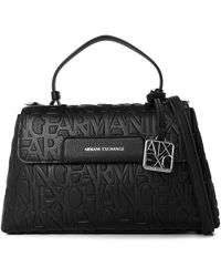 ARMANI EXCHANGE - Liz Faux Leather Shoulder Bag - Lyst
