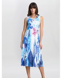 Gina Bacconi - Camila Floral A-Line Dress - Lyst
