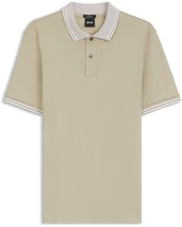 BOSS - Short Sleeve Polo Shirt - Lyst