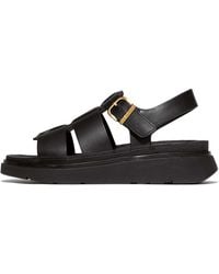Fitflop - Women Gen-ff Leather Fisherman Sandals - Lyst