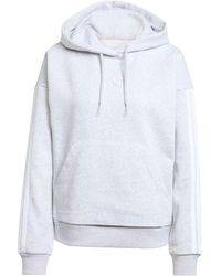 adidas - Essentials 3-Stripes Fleece Hoodie - Lyst