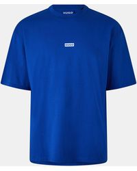 HUGO - Printed Logo Back T-Shirt With Mcmxciii Text - Lyst