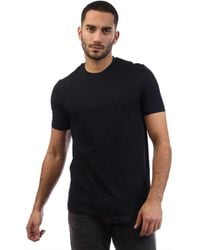 Emporio Armani - All-Over Jacquard Eagle T-Shirt - Lyst