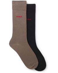 HUGO - Crw Sock 2Pk Sn64 - Lyst