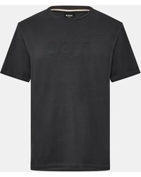 BOSS - Bodywear Short Sleeve T-Shirt With Logo Print Detail - Lyst