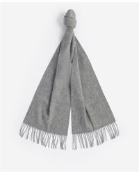 Barbour - Plain Lambswool Scarf - Lyst