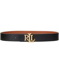 Ralph Lauren - Reversible Leather-Tone Buckle Belt - Lyst