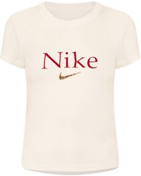 Nike - Sportswear Cropped T-Shirt - Lyst