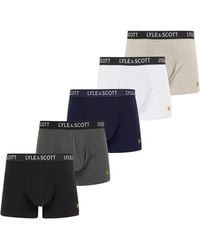 Lyle & Scott - 5 Pack Miller Trunks - Lyst
