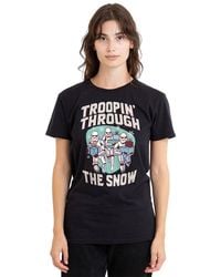 Disney - Star Wars Retro Troopin Through The Snow T-Shirt - Lyst