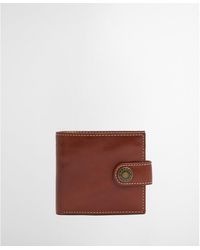 Barbour - Bolam Leather Billfold Wallet - Lyst