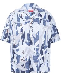 KENZO - Hawaiian Short Sleeve Patterned Shirt - Lyst