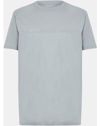 ARMANI EXCHANGE - Embossed Logo T-Shirt - Lyst