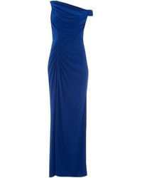 Adrianna Papell - Off Shoulder Jersey Maxi Dress - Lyst