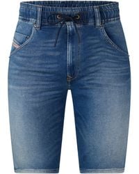 DIESEL - D-Krooshort-Z Denim Shorts - Lyst