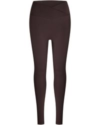 The Couture Club - Sculpting Stretch Crossover Leggings - Lyst