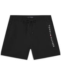 Tommy Hilfiger - Original Logo Mid Swim Shorts - Lyst